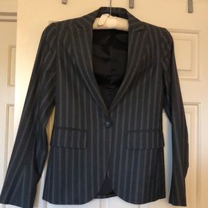 Price Drop! Stylish Theory Lightweight Blazer with Subtle Menswear Stripes